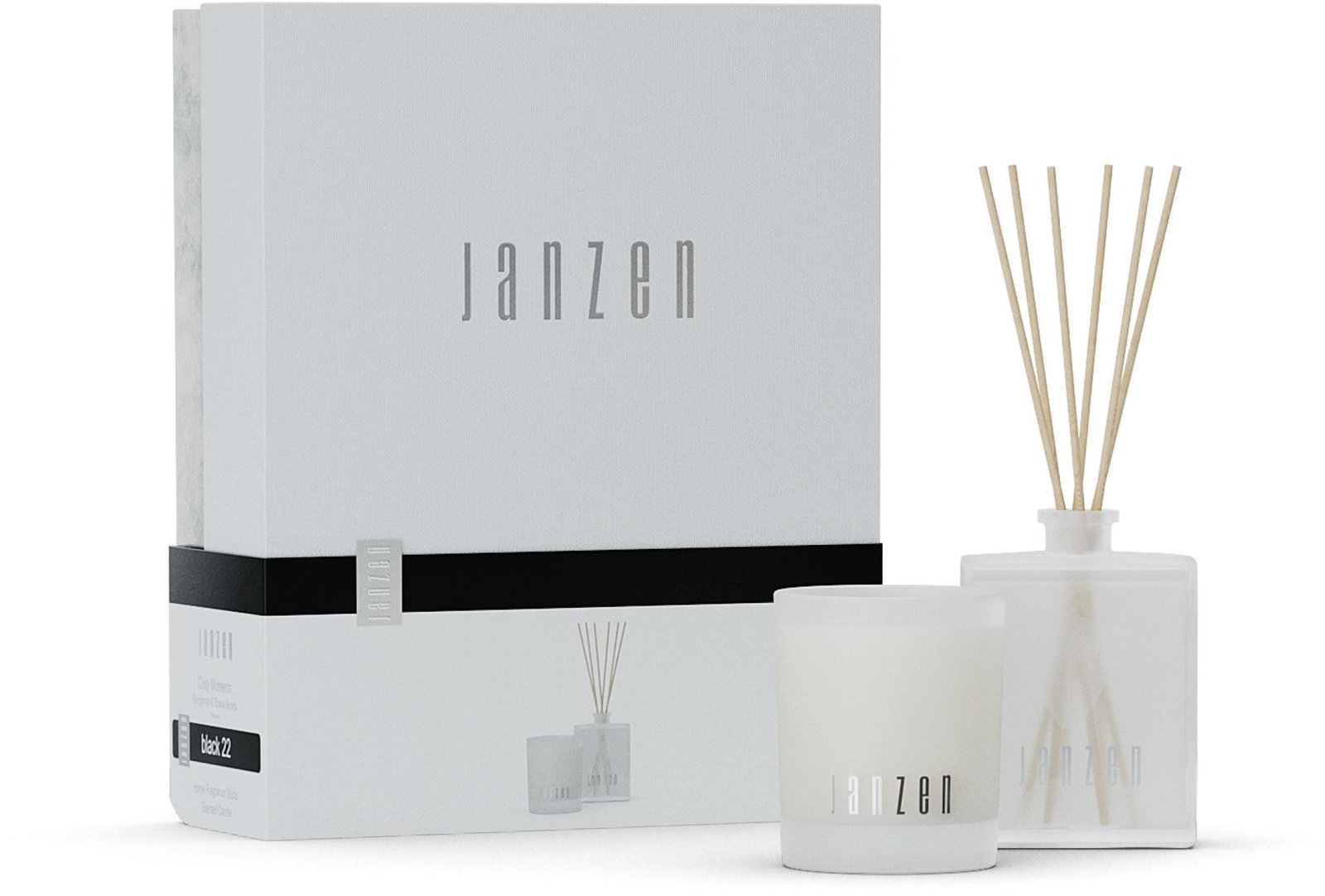 JANZEN dárková sada Cosy Moments Black 2 ks
