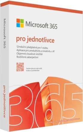 Microsoft 365 pro jednotlivce CZ (BOX)