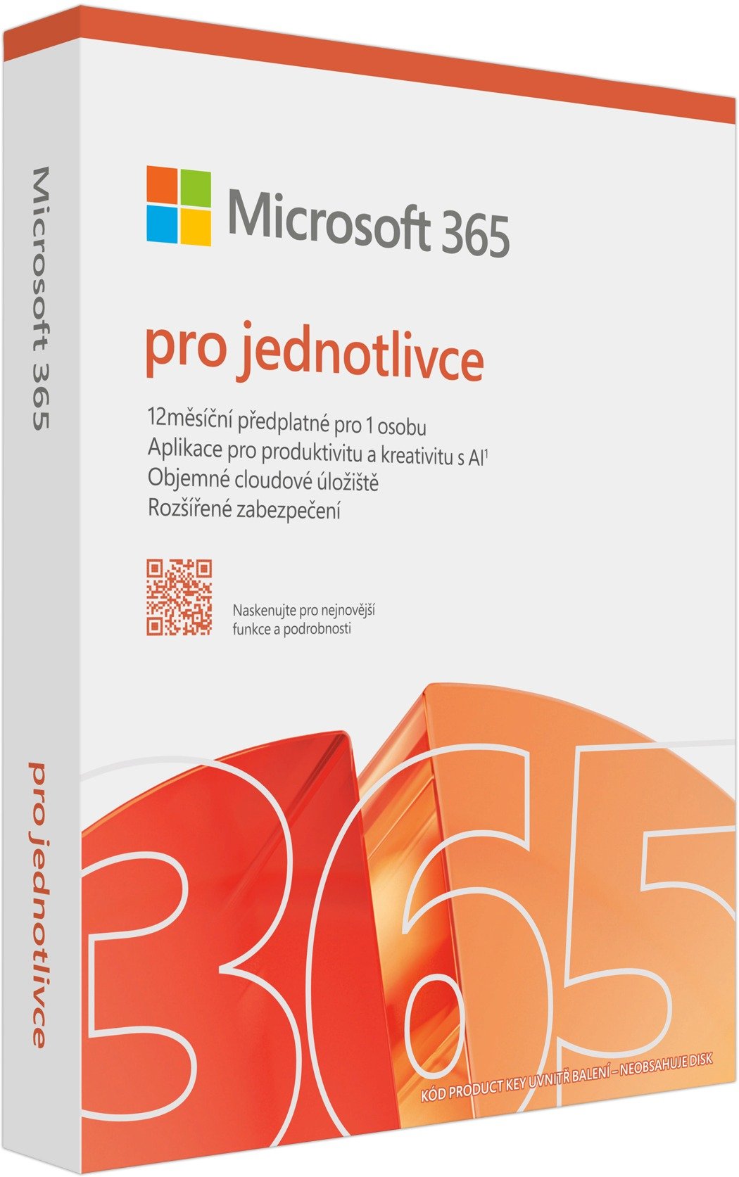 Microsoft 365 pro jednotlivce CZ (BOX)