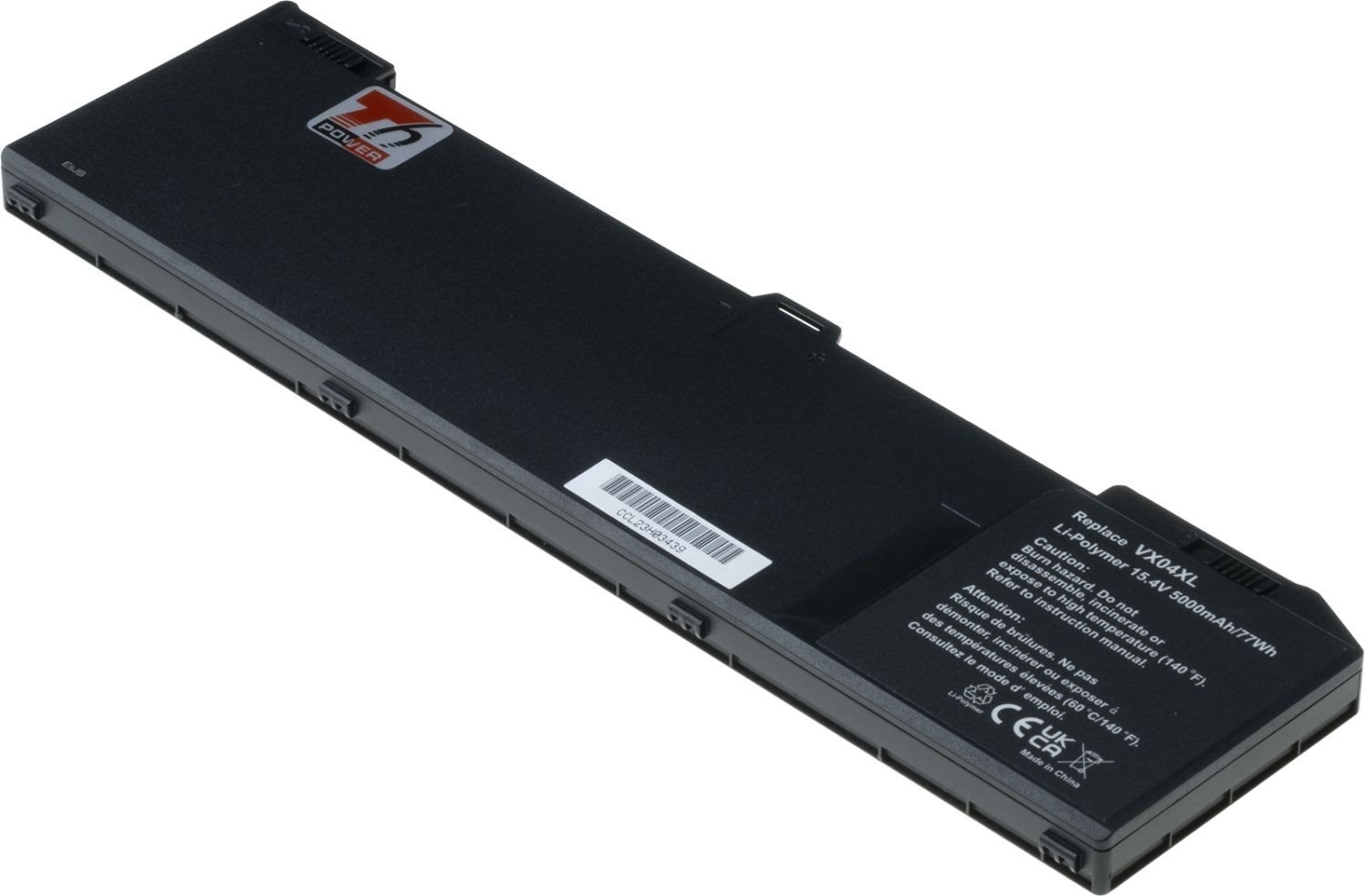 T6 Power pro notebook Hewlett Packard VX04XL, Li-Ion, 15,4 V, 5000 mAh (77 Wh), černá