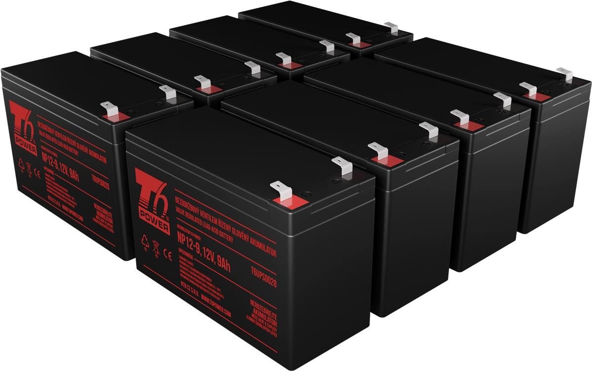 Sada baterií T6 Power pro APC Smart-UPS SUA2200RMXLI3U, VRLA, 12 V