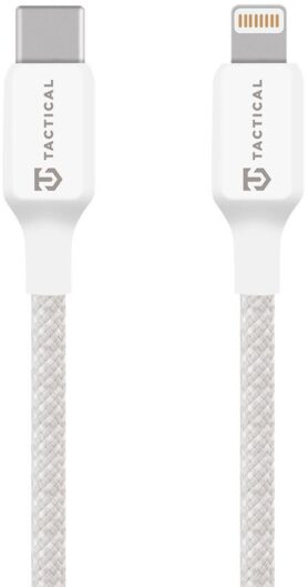 Tactical Stitch Thread Cable USB-C/Lightning 0.3m White