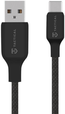 Tactical Stitch Thread Cable USB-A/USB-C 2m Black
