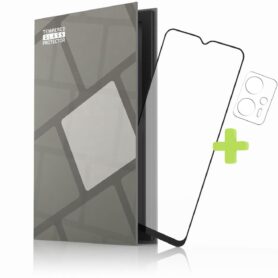 Tempered Glass Protector rámečkové pro POCO X4 GT, černé + sklo na kameru