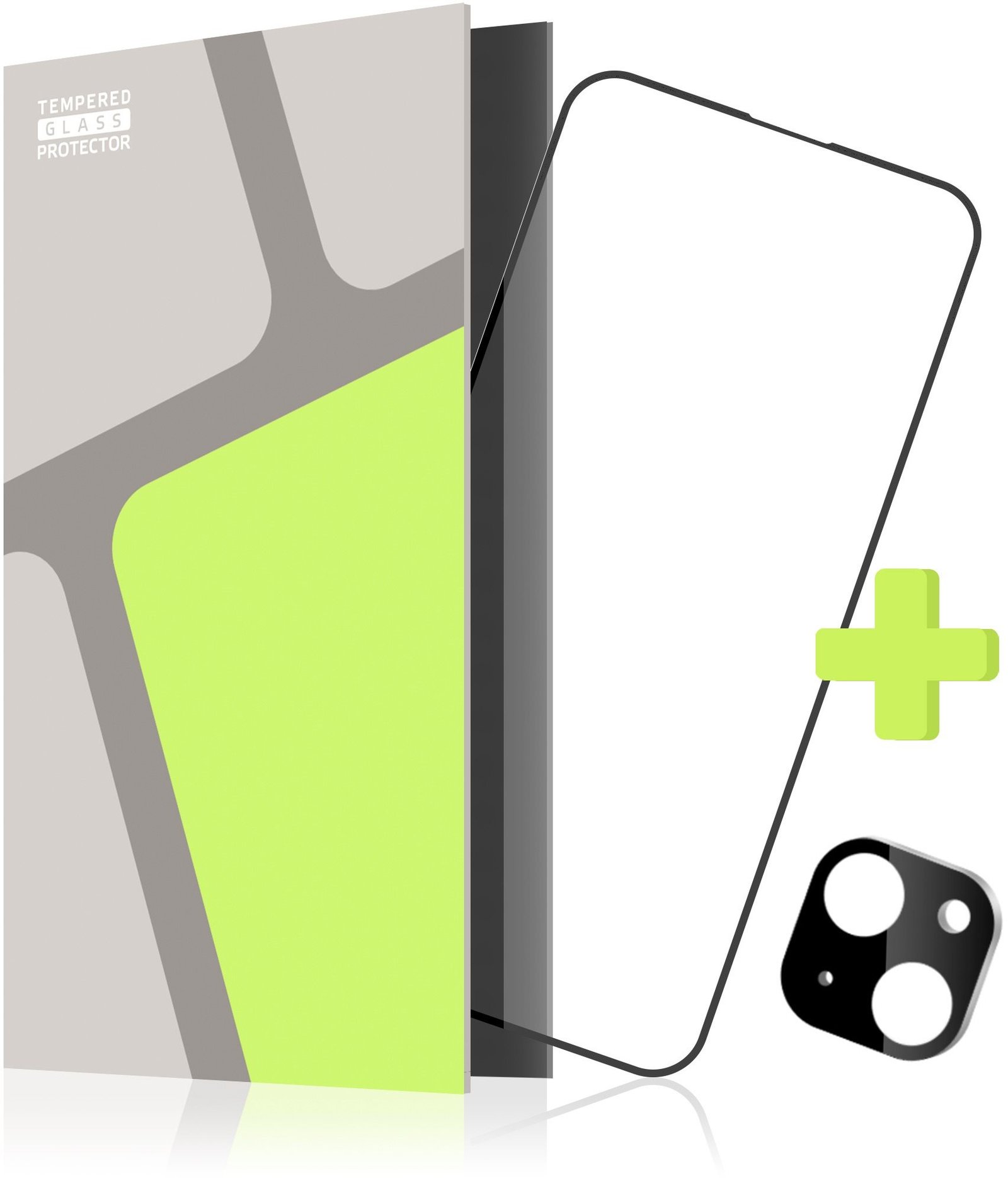 Tempered Glass Protector pro iPhone 15 + sklo na kameru (kompatibilní s pouzdrem)