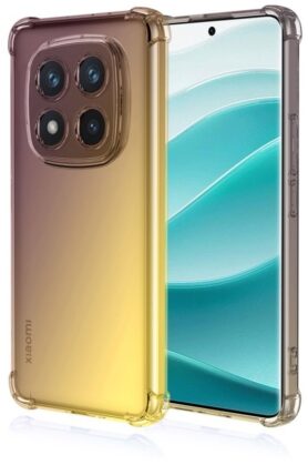 TopQ Kryt Xiaomi Redmi Note 14 Pro+ 5G Shock duhový purpurovo-žlutý 136966