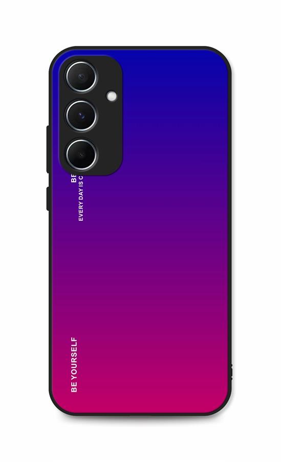 TopQ LUXURY Samsung A15 pevný duhový fialový 128819