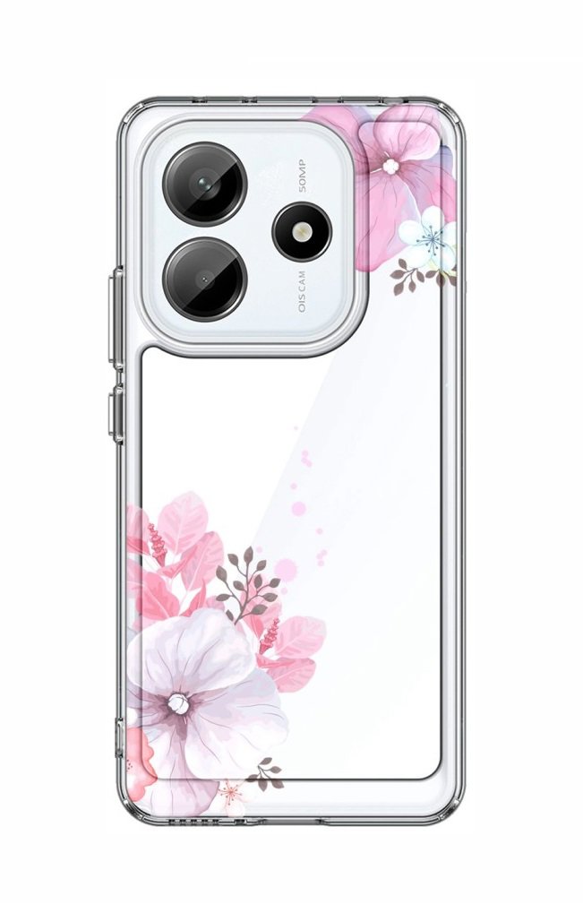 TopQ Kryt Image Xiaomi Redmi Note 14 5G pevný Violet Blossom 136594