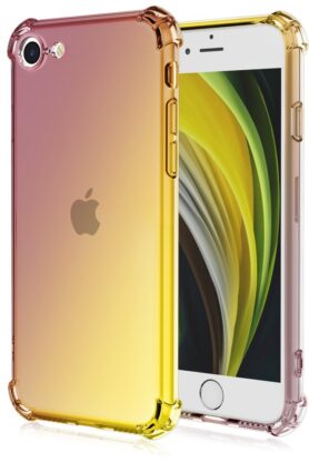 TopQ Kryt iPhone 16e Shock duhový purpurovo-žlutý 138407
