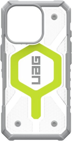 UAG Pathfinder Clear Magsafe Active Neon iPhone 16 Pro