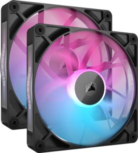 CORSAIR iCUE LINK RX140 RGB Starter Kit - Black Dual Pack