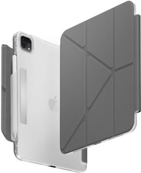 UNIQ Camden Click ochranné pouzdro pro iPad Pro 11" (2024), Rhino grey
