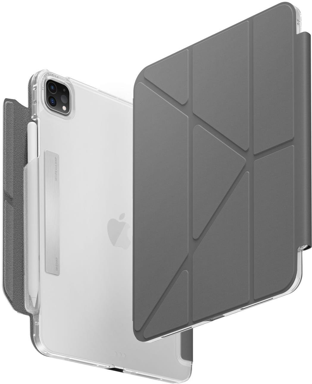 UNIQ Camden Click ochranné pouzdro pro iPad Pro 11" (2024), Rhino grey