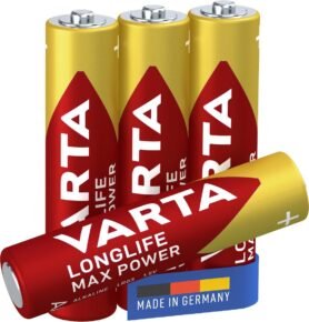 VARTA alkalická baterie Longlife Max Power AAA 4ks