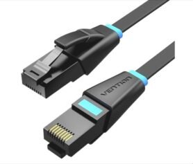 Vention Flat Cat.6 UTP Patch Cable 5M Black