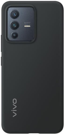 Vivo V23 5G Silicone Cover, Black
