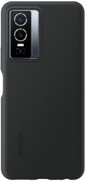 Vivo Y76 5G Silicone Cover, Black