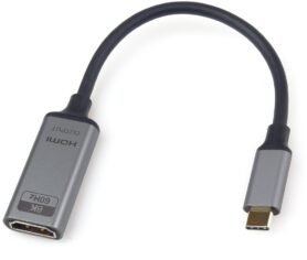 PremiumCord Adaptér USB-C na HDMI rozlišení obrazu 8K@60Hz,4K@144Hz Aluminium 20cm
