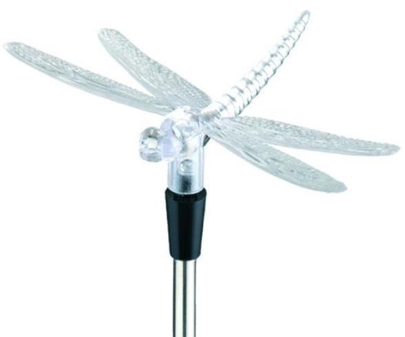 Entac zahradní solární lampa LED vážka 77 cm