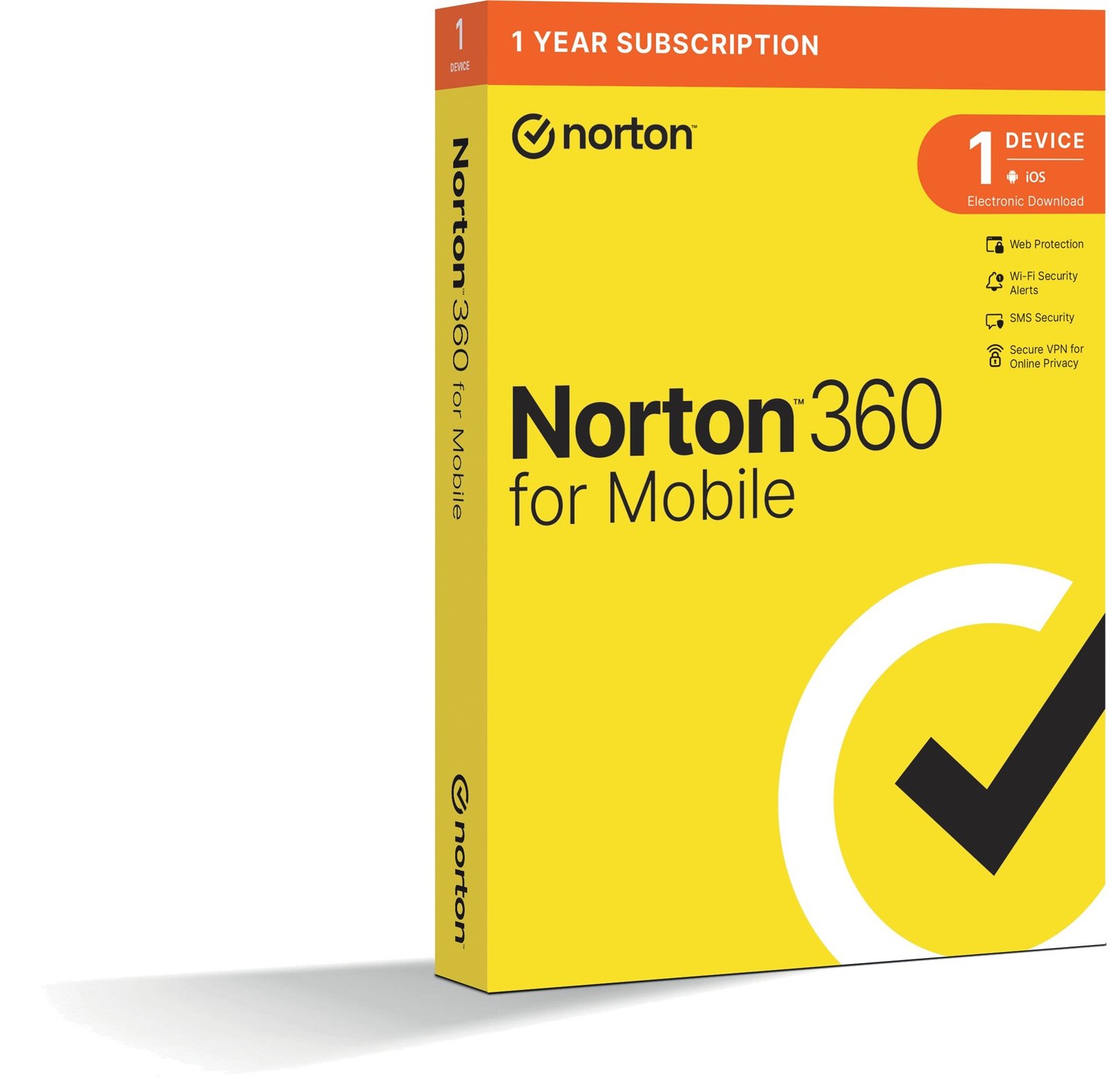 Norton 360 Mobile, 1 uživatel, 1 zařízení, 12 měsíců (elektronická licence)