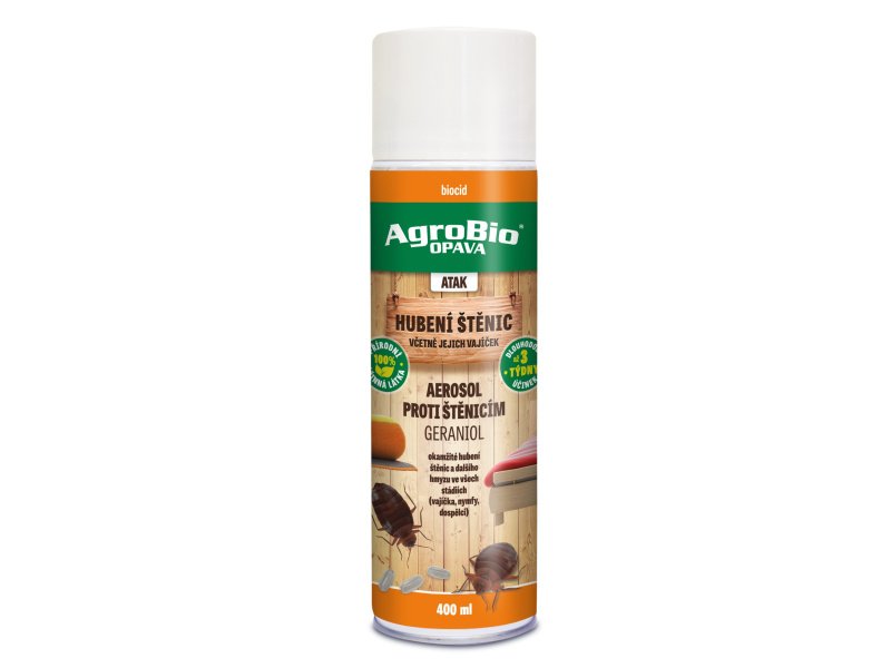 AgroBio ATAK Aerosol proti štěnicím Geraniol