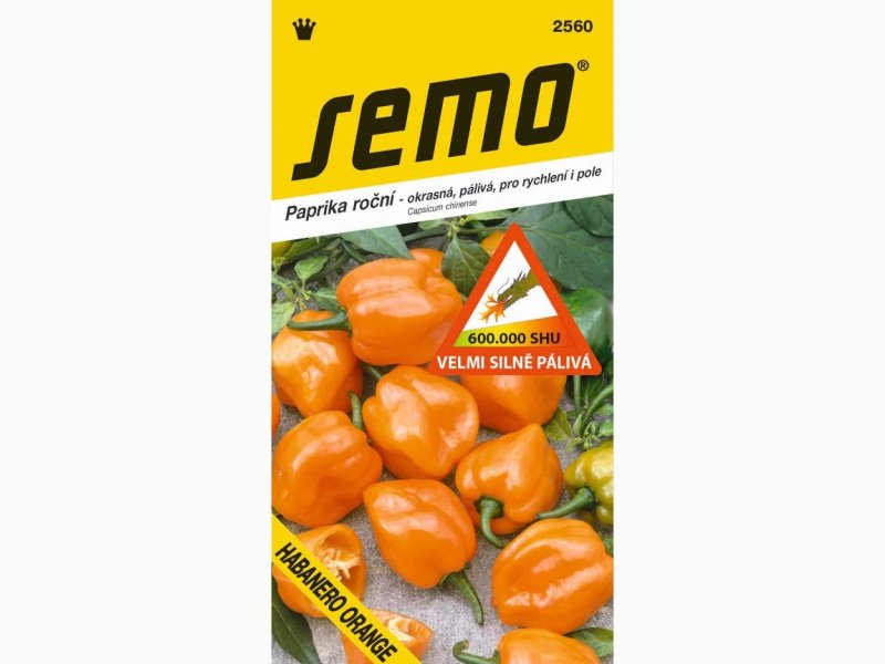 AgroBio Paprika HABANERO ORANGE 15 semen