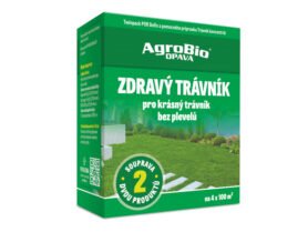 AgroBio ZDRAVÝ trávník - pro krásný trávník bez plevelů 1x40 ml + 1x50 ml