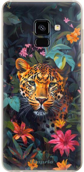 iSaprio Flower Jaguar - Samsung Galaxy A8 2018