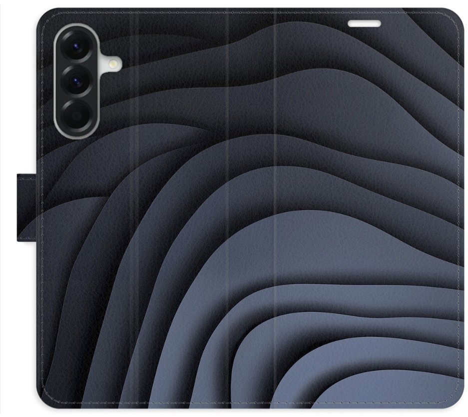 iSaprio Flip pouzdro Dark Waves pro Samsung Galaxy A26