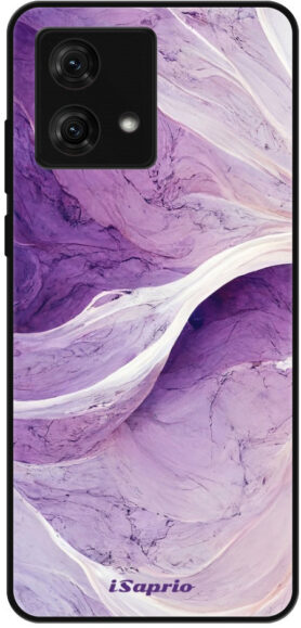 iSaprio Lesklé pouzdro Purple Paint 10 - Motorola Moto G84