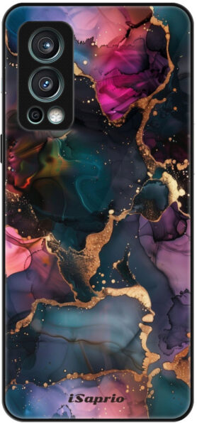 iSaprio Lesklé pouzdro Dark Marble 10 - OnePlus Nord 2 5G