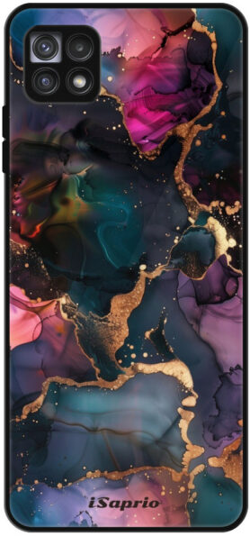 iSaprio Lesklé pouzdro Dark Marble 10 - Samsung Galaxy A22 5G