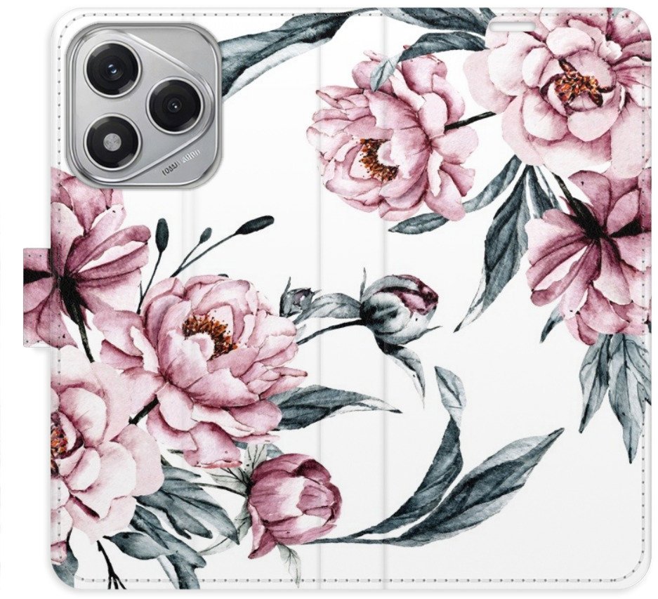 iSaprio Flip pouzdro Pink Flowers pro Honor 400 Lite