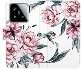 iSaprio Flip pouzdro Pink Flowers pro Xiaomi 15