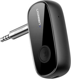 UGREEN Car & Home Bluetooth 5.0 Receiver aptX Audio Adapter Handsfree Black