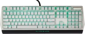 Dell Alienware Low-profile RGB Mechanical Gaming Keyboard AW510K Lunar Light - US