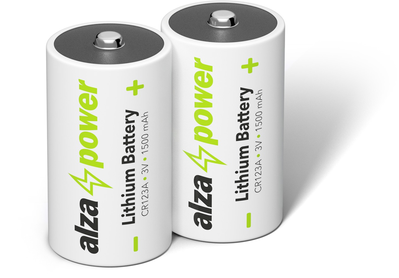 AlzaPower Lithium Battery CR123A 2ks