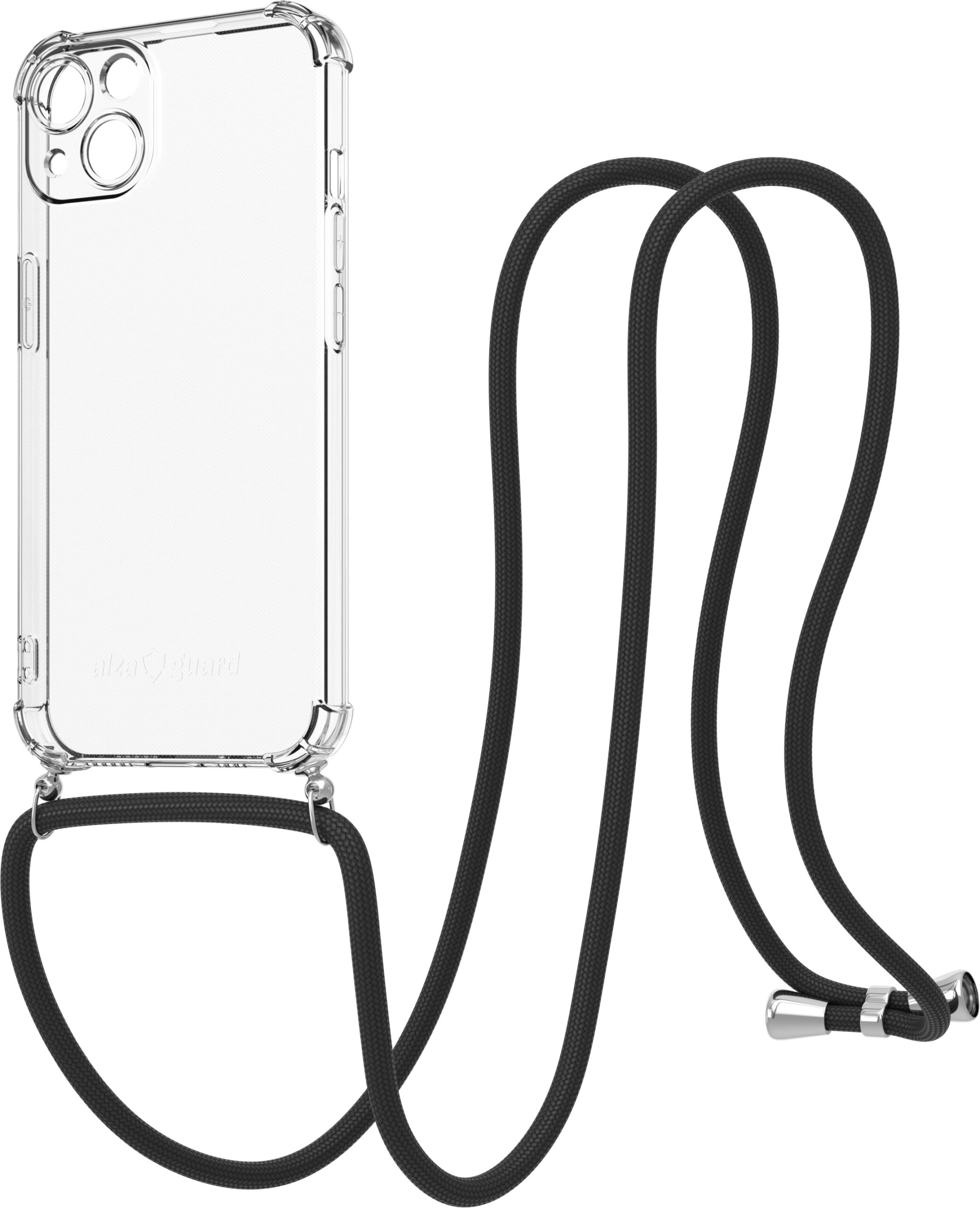 AlzaGuard Luxe Lanyard Case pro iPhone 13 černý