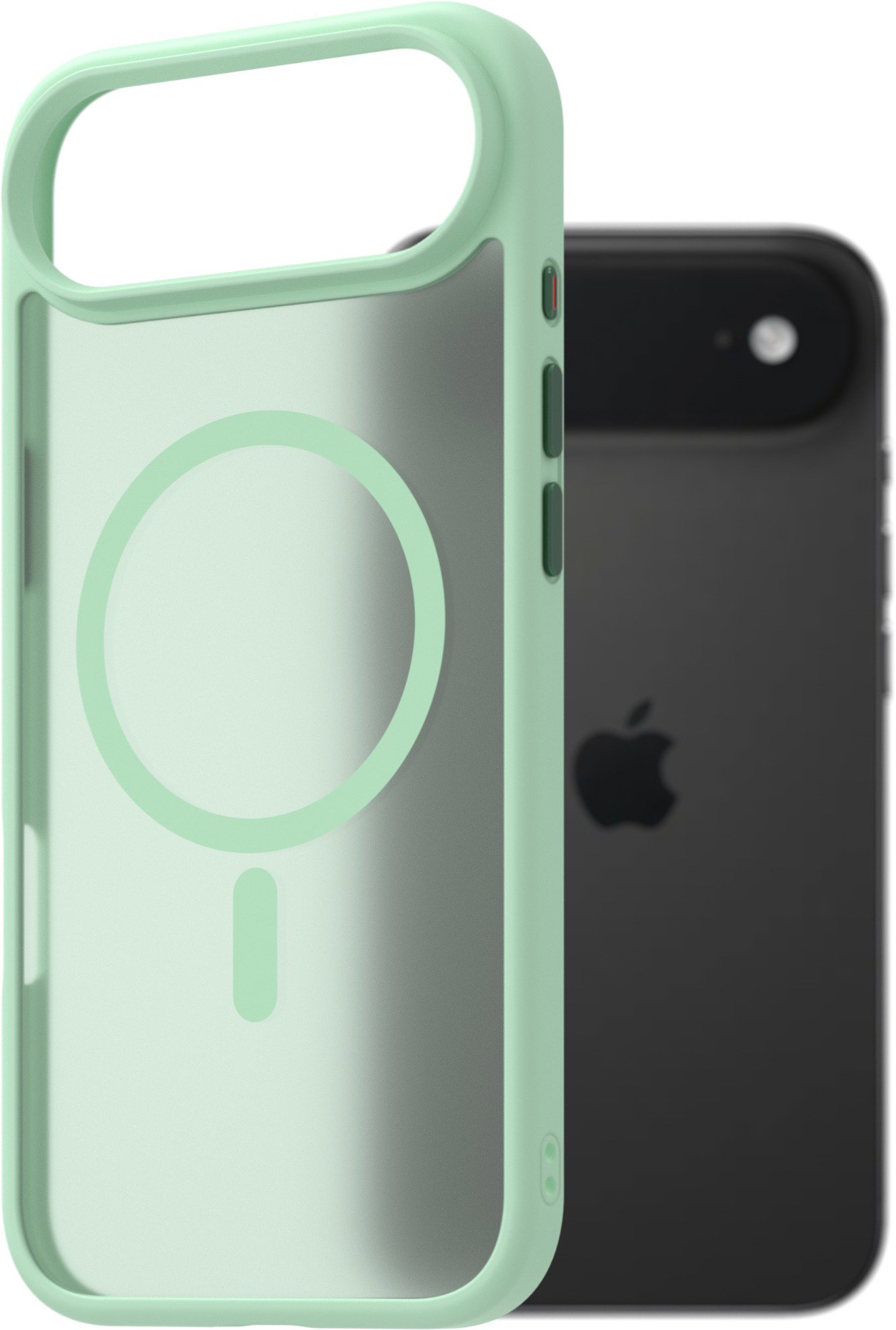 AlzaGuard Matte Case Compatible with MagSafe pro iPhone Air zelený