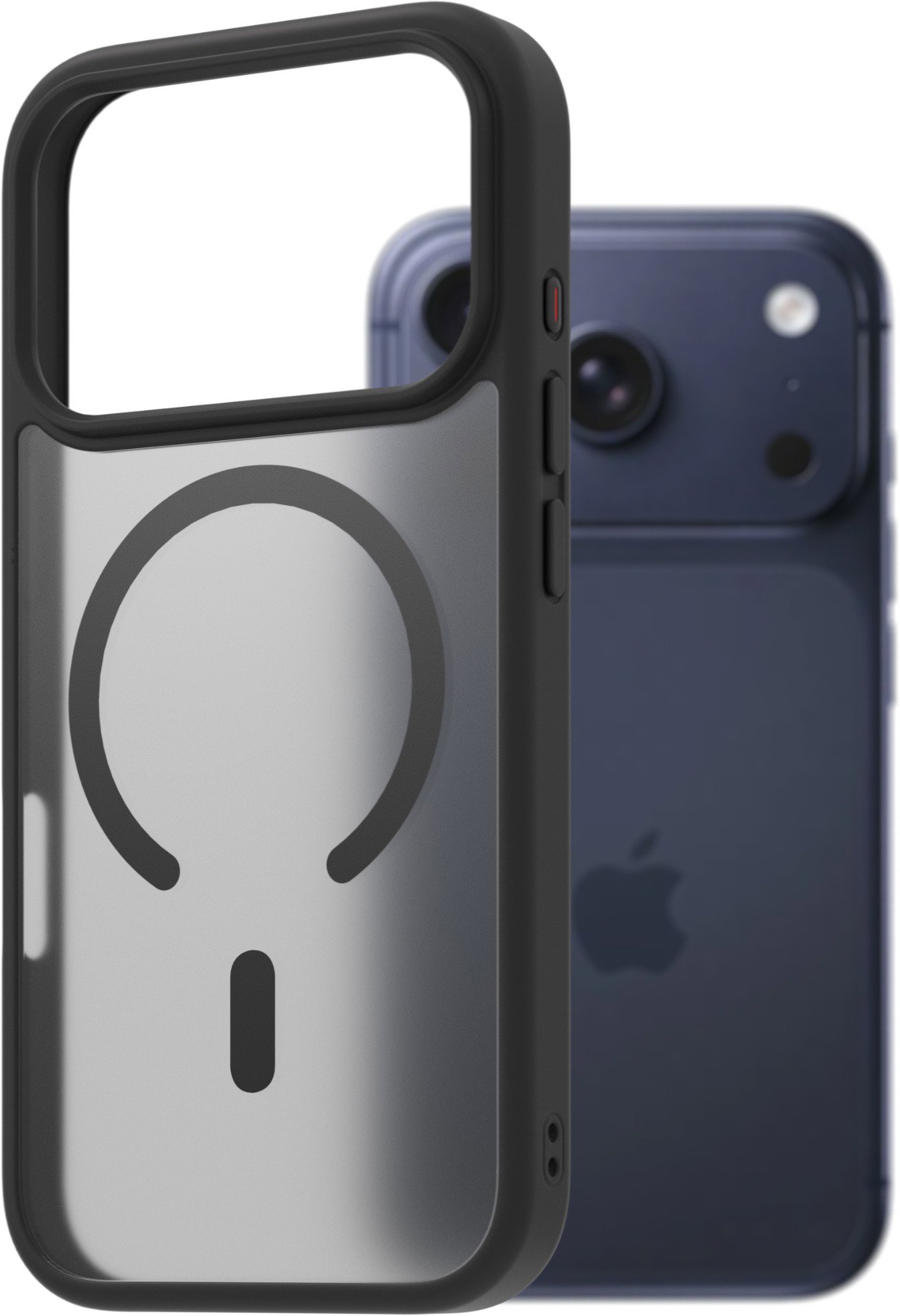 AlzaGuard Matte Case Compatible with MagSafe pro iPhone 17 Pro černý