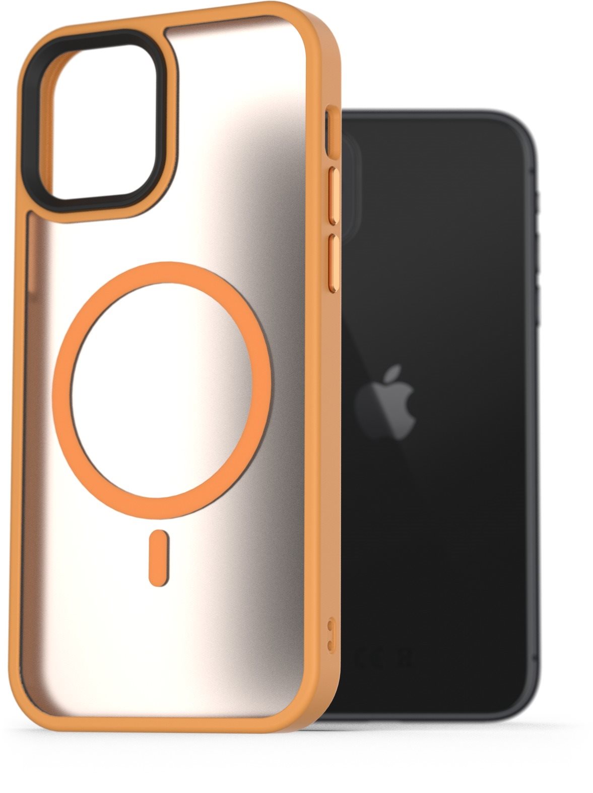 AlzaGuard Matte Case Compatible with Magsafe pro iPhone 11 žlutý