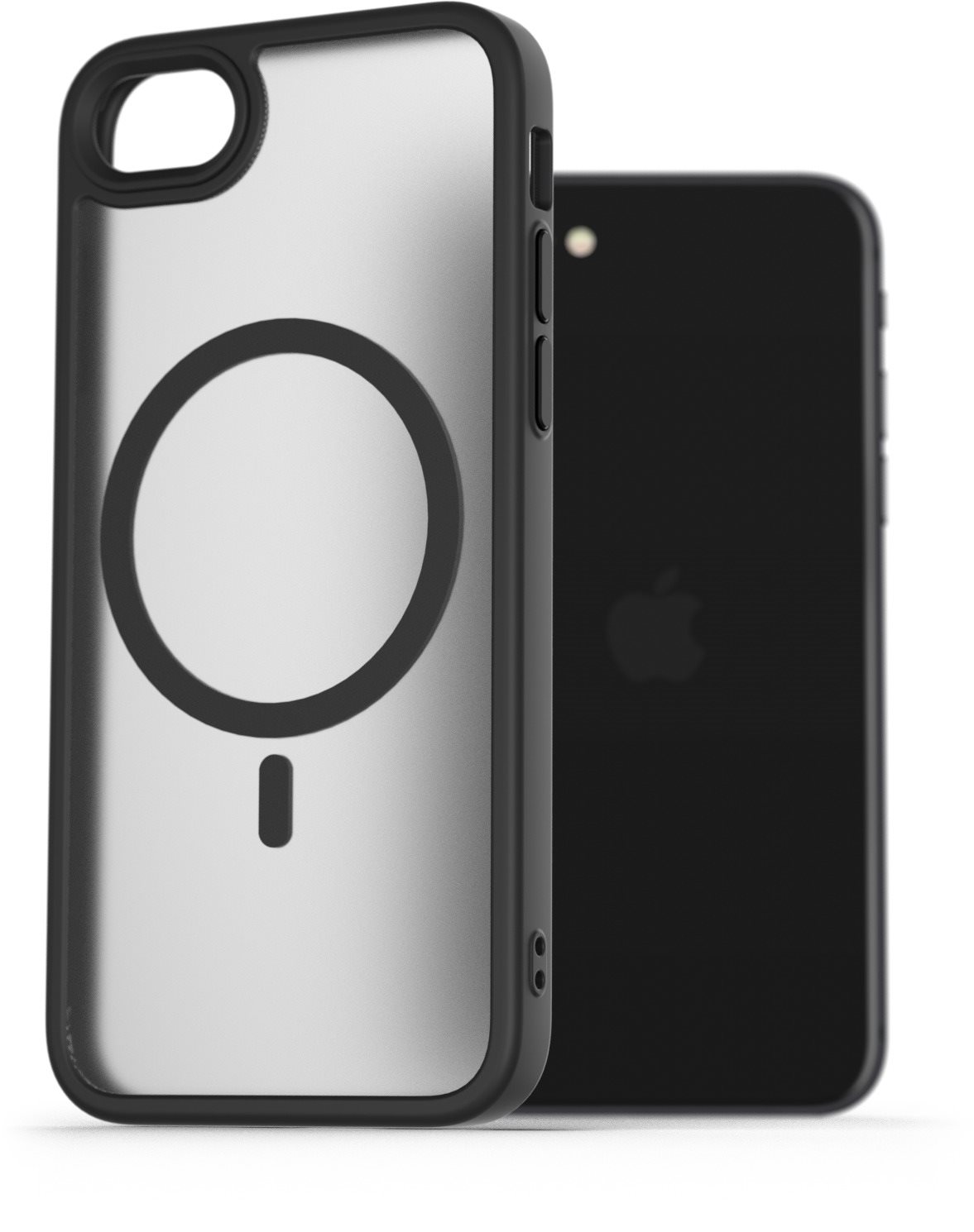 AlzaGuard Matte Case Compatible with Magsafe pro iPhone 7 / 8 / SE 2020 / SE 2022 černý