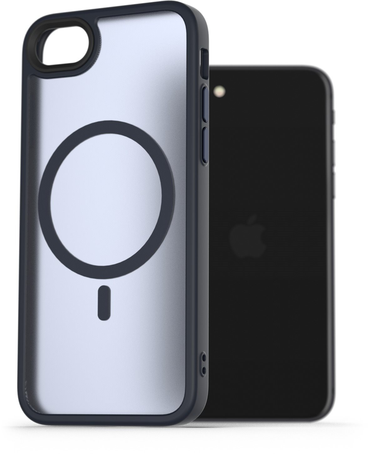AlzaGuard Matte Case Compatible with Magsafe pro iPhone 7 / 8 / SE 2020 / SE 2022 tmavě modrý