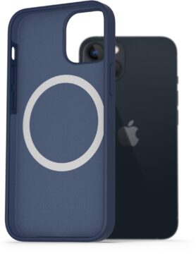 AlzaGuard Silicone Case Compatible with Magsafe pro iPhone 13 modrý