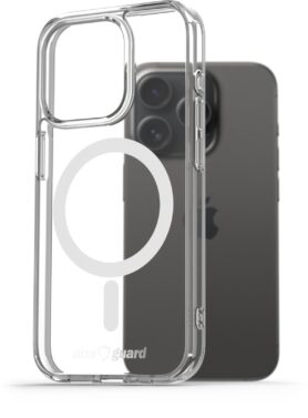 AlzaGuard Crystal Clear TPU Case Compatible with Magsafe pro iPhone 15 Pro