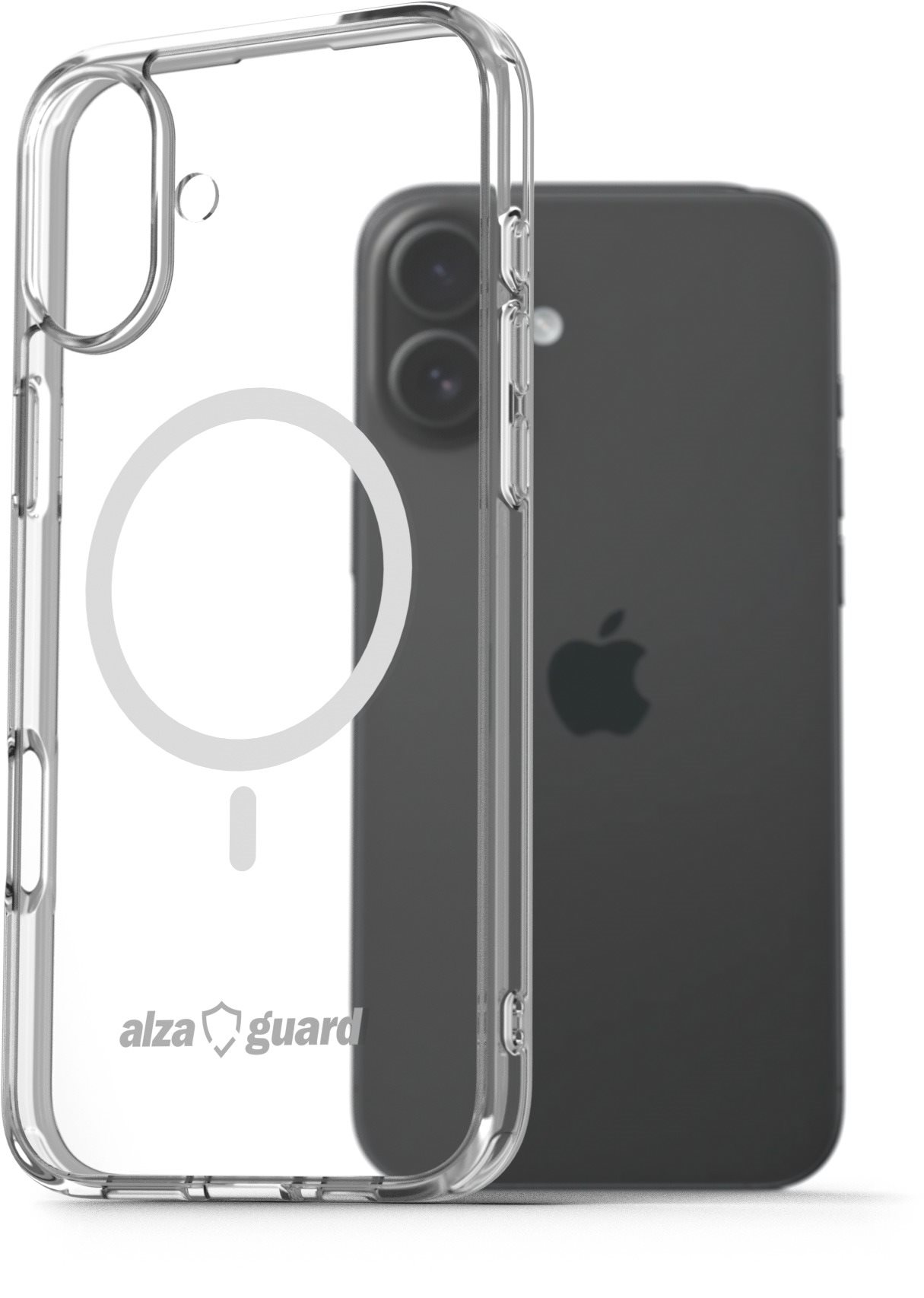 AlzaGuard Crystal Clear TPU Case Compatible with Magsafe pro iPhone 16 Plus
