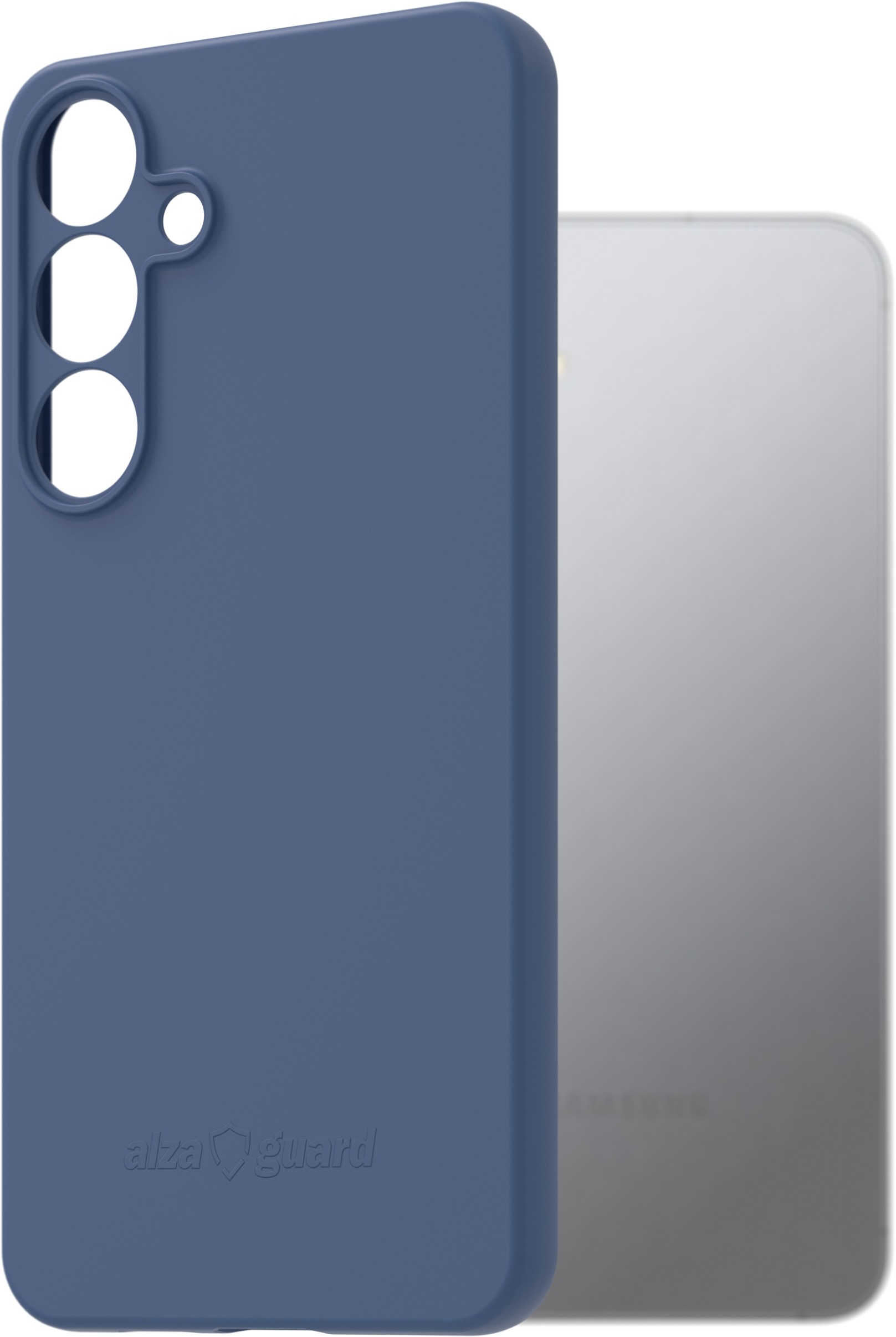 AlzaGuard Matte TPU Case pro Samsung Galaxy S25+ modrý
