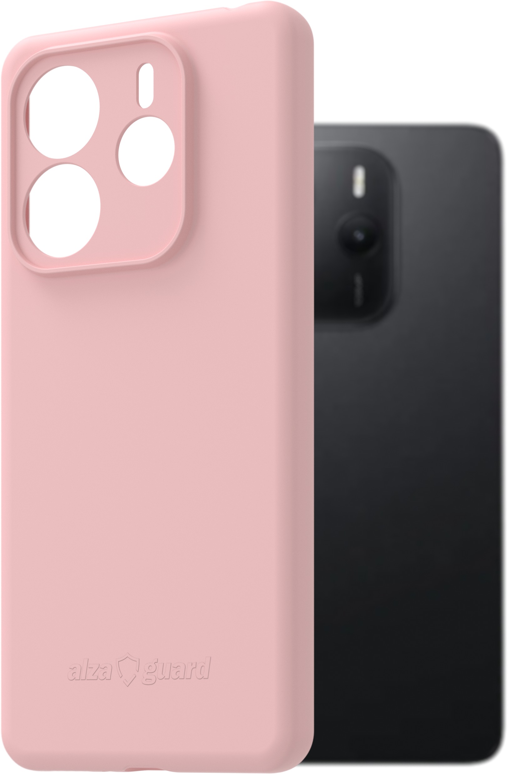 AlzaGuard Matte TPU Case pro Xiaomi Redmi Note 14 5G růžový