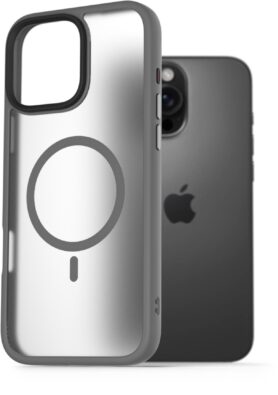 AlzaGuard Matte Case Compatible with Magsafe pro iPhone 16 Pro Max šedý