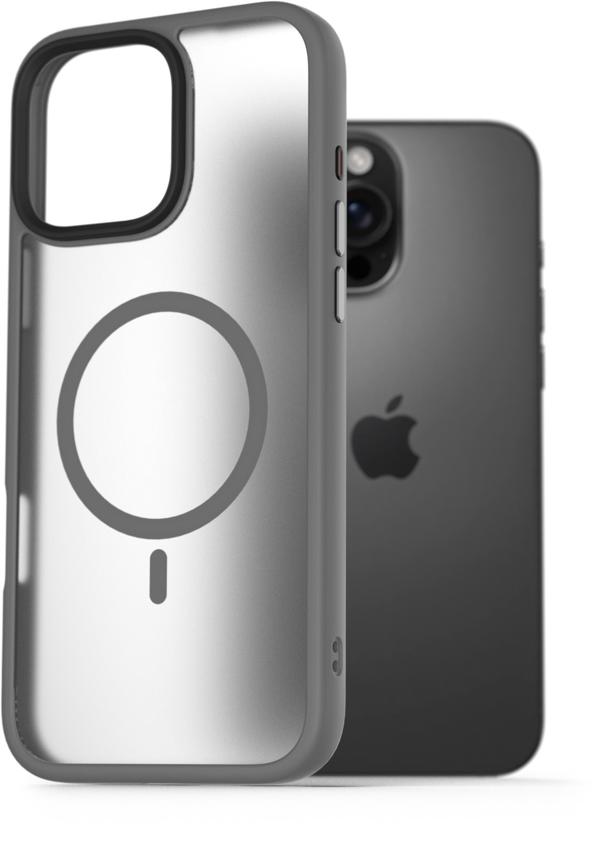 AlzaGuard Matte Case Compatible with Magsafe pro iPhone 16 Pro Max šedý